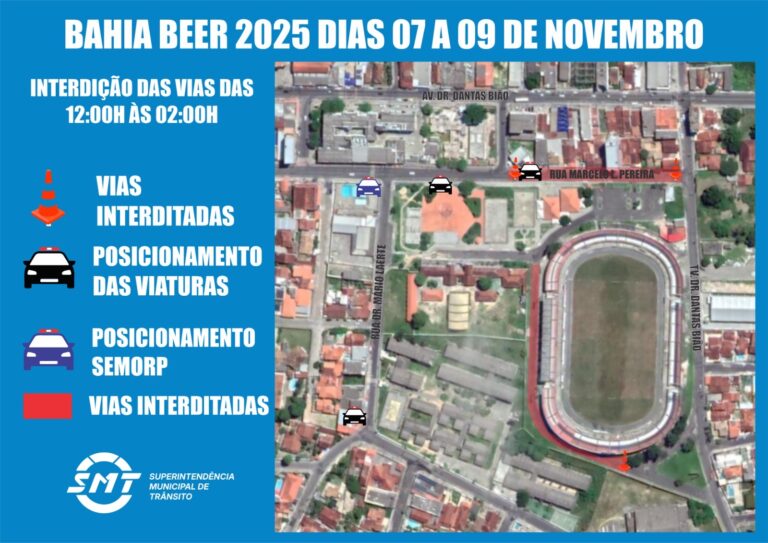 *COMUNICADO OFICIAL – INTERVENÇÕES NO TRÂNSITO DURANTE FESTIVIDADES NA PRAÇA MÁRIO LAERTE – PRAÇA DA SCHIN