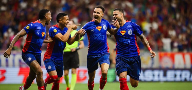 Bahia goleia o Grêmio na Fonte Nova  por 4 a 0,