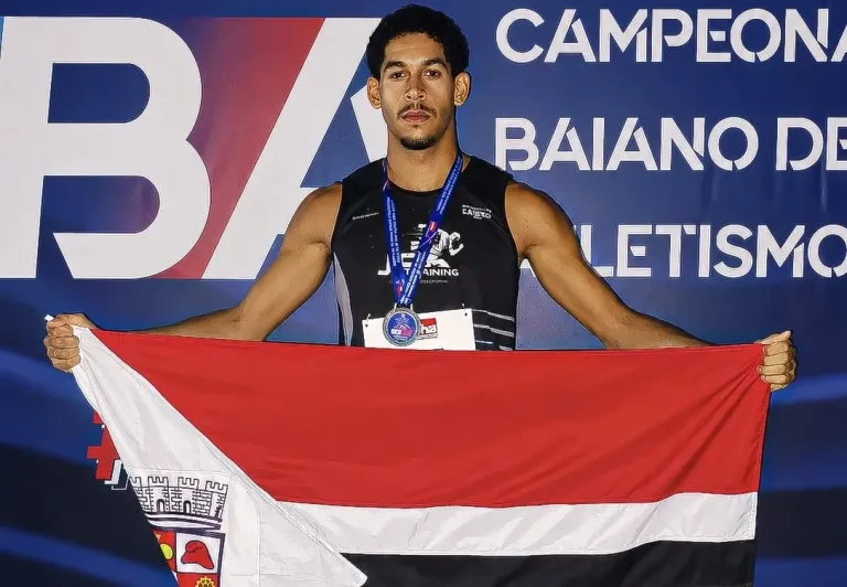 Atleta de Alagoinhas conquista prata em Campeonato Baiano de Atletismo