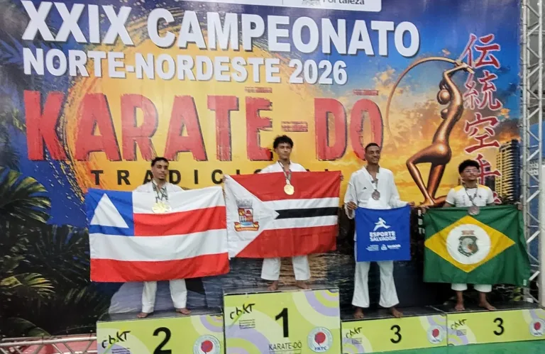 Jovem alagoinhense conquista tricampeonato Norte-Nordeste de Karatê