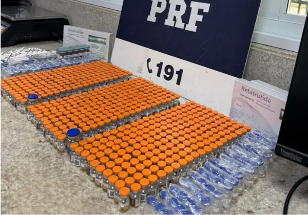 PRF apreende 720 ampolas de substância do Mounjaro na BR-116