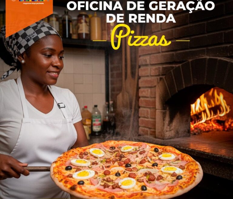 Inscrições abertas para Oficina de Pizzas em Alagoinhas